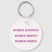 Human Kindness Sleutelhanger (Achterkant)