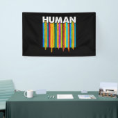 HUMAN LGBT Flag Gay Pride Month Transgender Spandoek (Beurs)