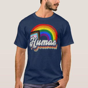 Human Lgbt Gay Pride Rainbow Month Transgender Gif T-shirt
