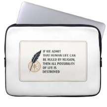 Human Life and Reason Typography