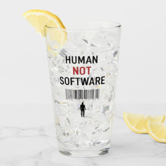 Human not software glas (Voorkant ijs)