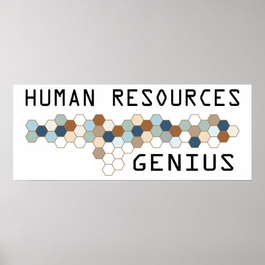 Human Resources Genius Poster (Voorkant)