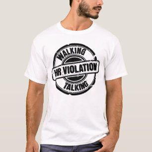 Human Resources Grappig Wandelen Praten HR Overtre T-shirt