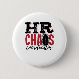 Human Resources HR Chaos-coördinator Ronde Button 5,7 Cm