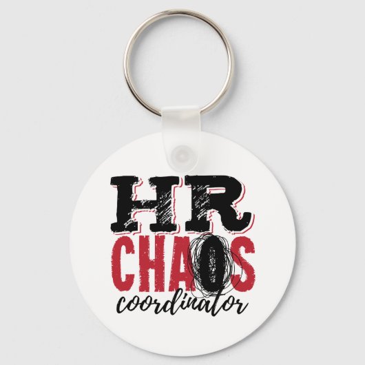 Human Resources HR Chaos-coördinator Sleutelhanger (Voorkant)