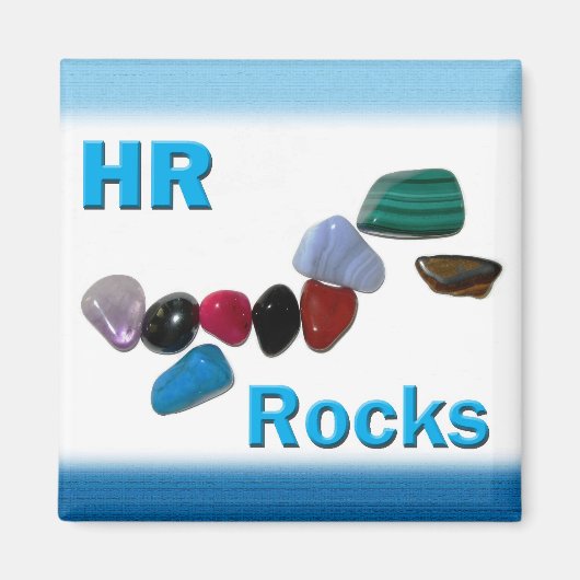 Human Resources HR Rocks Magneet (Voorkant)