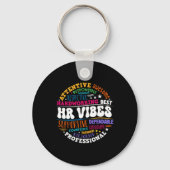 Human Resources Hr Vibes Analyst Employee Apprecia Sleutelhanger (Voorkant)