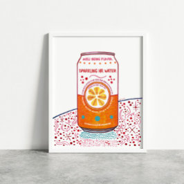 Human Resources Kantoor Art Sparkling HR Water Poster