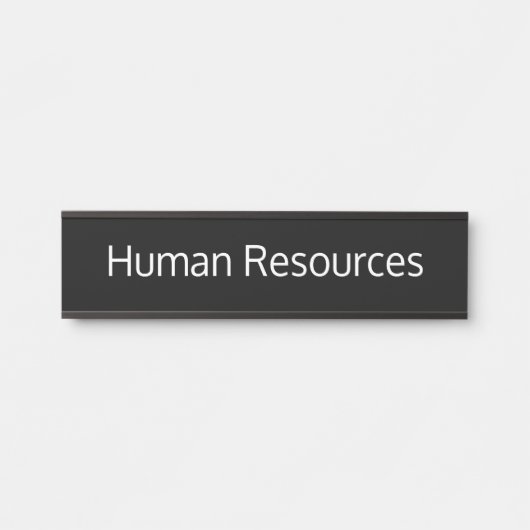 Human Resources Kantoor deurteken Deurbordje (Voorkant)