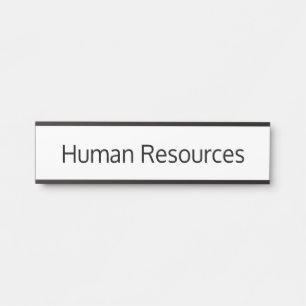 Human Resources Kantoor deurteken Deurbordje