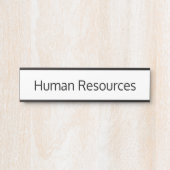 Human Resources Kantoor deurteken Deurbordje (Voorkant)