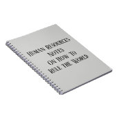 Human Resources Notes Over Hoe de wereld te regere Notitieboek (Rechterzijde)