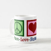 Human Resources Peace Love HR Koffiemok (Voorkant links)
