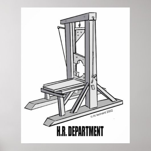 Human Resources Satire Poster (Voorkant)