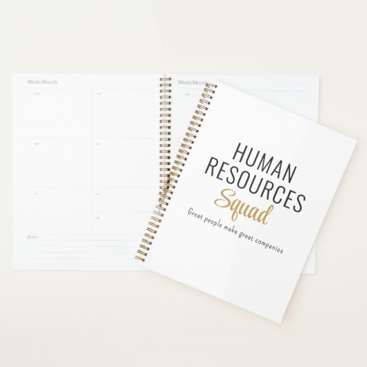 Human Resources Squad with Motivational Quote (Devant avec enveloppe)