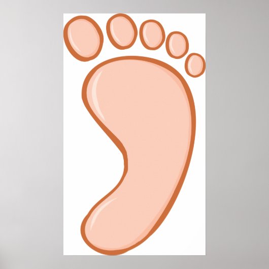 Human Rights Foot Poster (Voorkant)