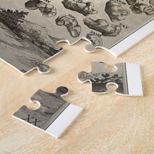 Human Skeleton ca 1741 Legpuzzel (Zijkant)