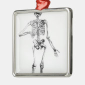 Human Skeleton Metalen Ornament (Links)