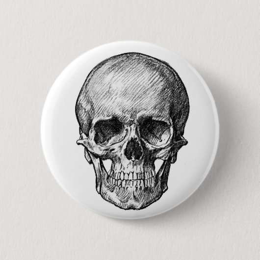 Human Skull Button (Voorkant)