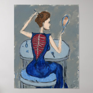 Human Suit scan #1 aansteker. Poster