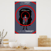 Human Target Christopher Chance TVComic Minimalis Poster (Keuken)