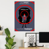 Human Target Christopher Chance TVComic Minimalis Poster (Thuiskantoor)