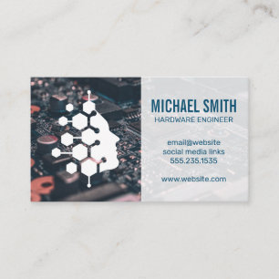 Human Technology Intelligence printplaat Visitekaartje