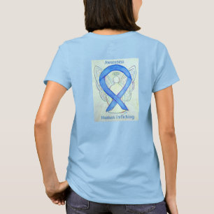Human Trafficking Awareness Ribbon Angel Shirten T-shirt