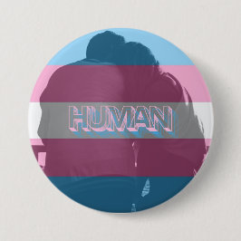 Human Trans Pride Button