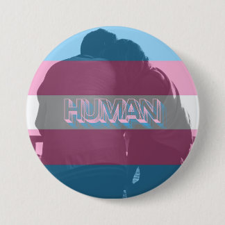 Human Trans Pride Button