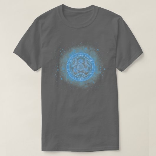 Human transmutation circle Fullmetal Alchemist T-shirt (Design voorkant)