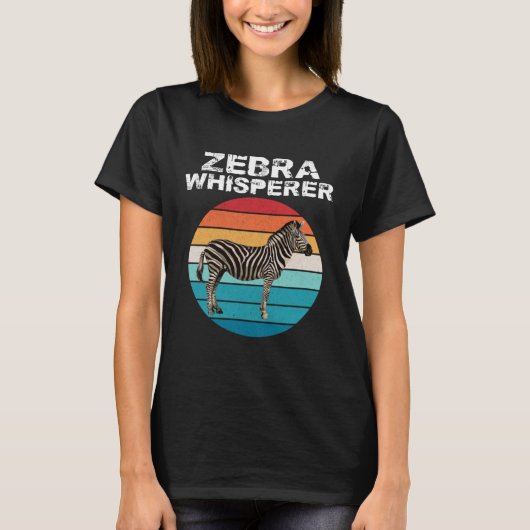 Human Whisperer Zebra  Zebra  Zookeeper T-shirt (Voorkant)