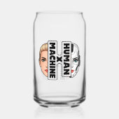 HUMAN x MACHINE Blikvorm Glas (Voorkant)