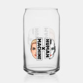 HUMAN x MACHINE Blikvorm Glas (Achterkant)