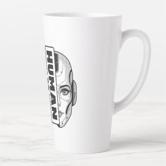 HUMAN x MACHINE Latte Mok (Rechts)
