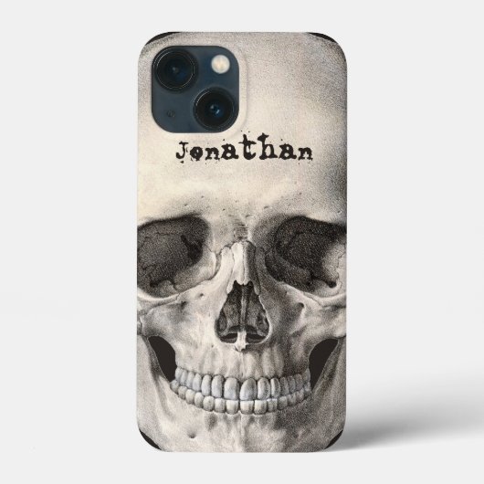  humane anatomische schedel, Halloween Skeleton Case-Mate iPhone Case (Achterkant)