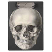 humane anatomische schedel, Halloween Skeleton Klembord (Voorkant)