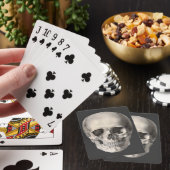 humane anatomische schedel, Halloween Skeleton Pokerkaarten (Insitu)