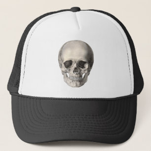  humane anatomische schedel, Halloween Skeleton Trucker Pet
