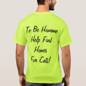 Humane Society of Cats first T-shirt (Achterkant)