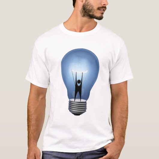 Humanist Light Bulb T-shirt (Voorkant)