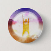 Humanistisch symbool ronde button 5,7 cm (Voorkant)