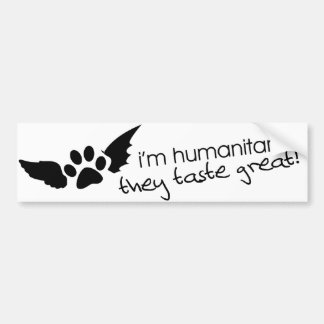 Humanitaire Bumpersticker