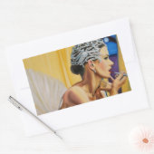 Humanity Ballerina Rechthoekige Sticker (Envelop)