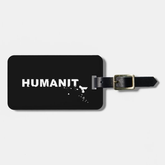 Humanity Crumbling Bagagelabel (Voorkant horizontaal)