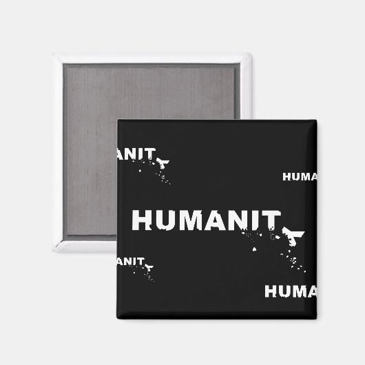 Humanity Crumbling Magneet (Voorkant / Achterkant)