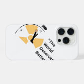 Humanity First – Modern Politieke Kunst iPhone Hoe Hoesje (Achterkant horizontaal)