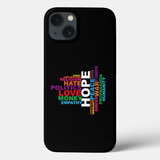 Humanity Word Cloud Case-Mate iPhone Case (Achterkant)