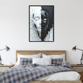 Humanoid Artificial Intelligence Canvas Afdruk (Insitu (Slaapkamer))