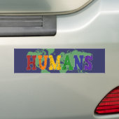 Humans (Gay) Bumpersticker (Op auto)
